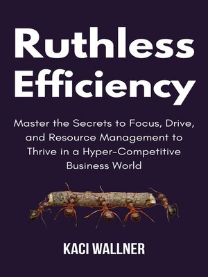 cover image of Ruthless Efficiency
